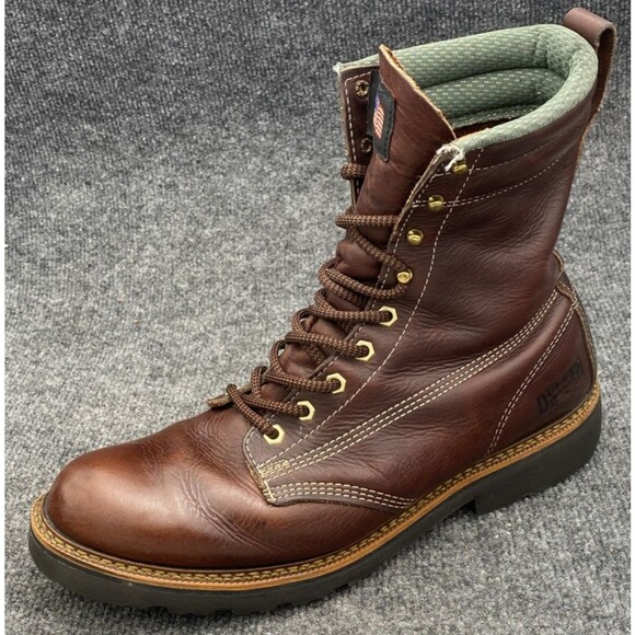 Duluth Trading F2892-11 MADE IN USA 125 Work Boots Brown Leather 11.5 W EH - Picture 7 of 16